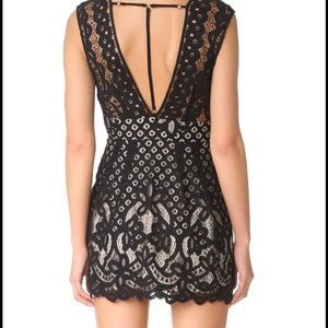 Free People Lovers Lace Mini Dress